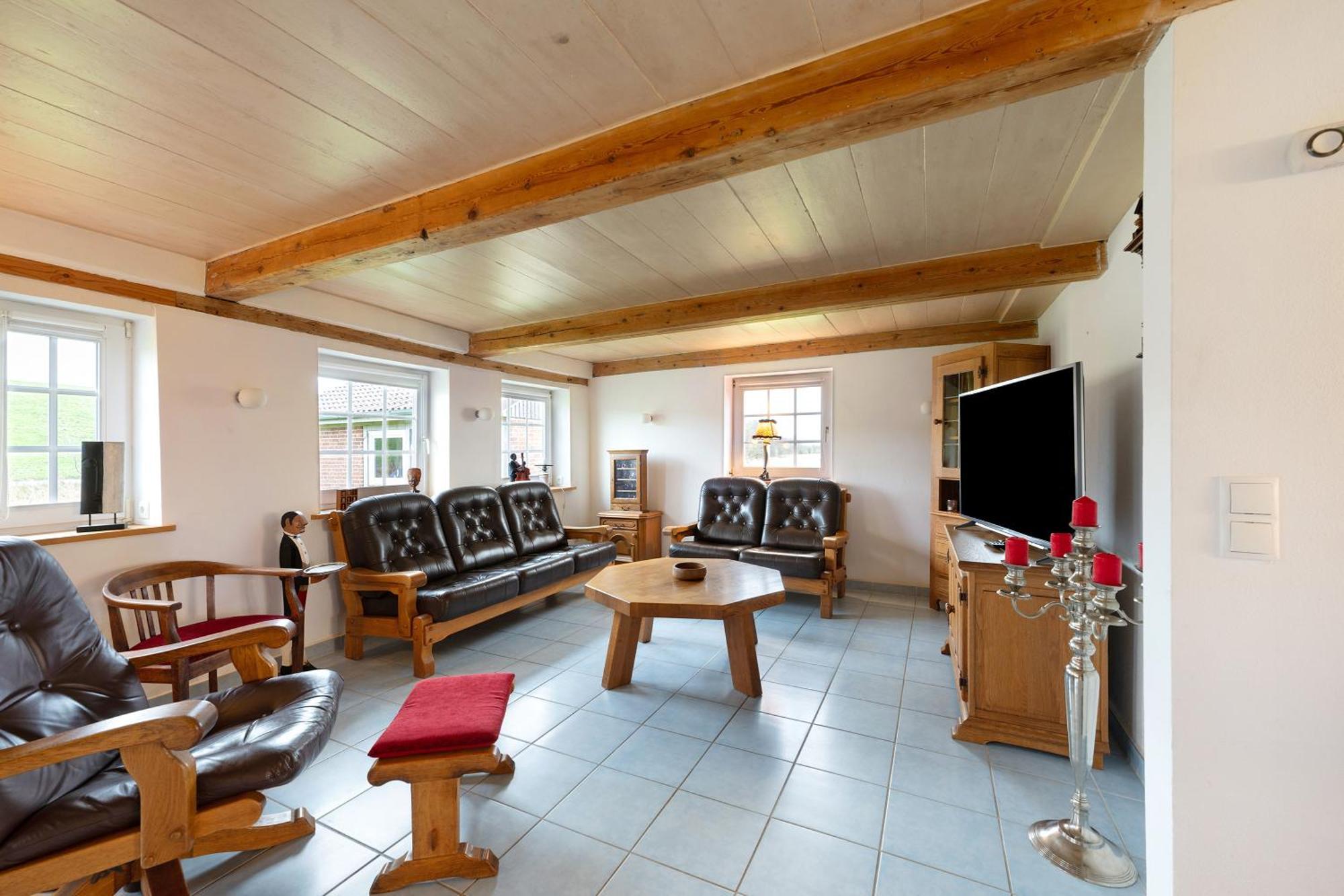 Deichhaus Bullerbue Dagebuell Villa Luaran gambar